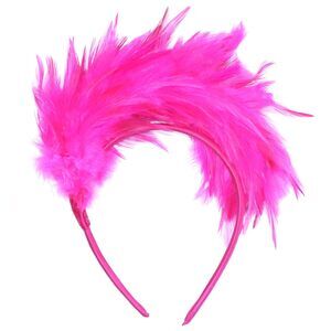 8924 Feather Fascinator 1920s Headband For Women